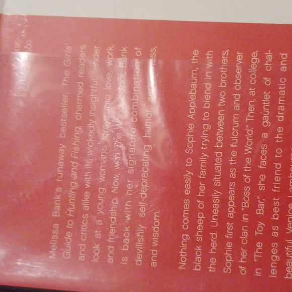 4/$30 The Wonder Spot by Melissa Bank - Hardcover With Book Jacket - Picture 4 of 5